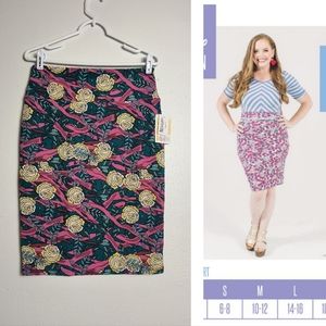 Lularoe Cassie Pencil Skirt High Waist Women's Size M Pink